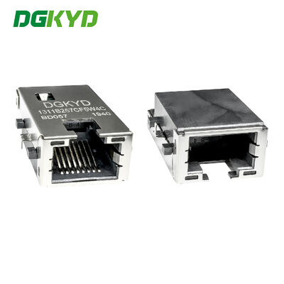 บอร์ด RJ45 แบบจม 100Mbps พร้อมฟิลเตอร์ในตัวและแถบแสงป้องกัน DGKYD1311B257CF5W4CBD057