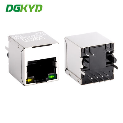 เครื่องเชื่อม RJ45 แบบตั้งด้วยปั๊มพลังงาน PoE เครื่องกรองบูรณาการ 100Mbps DGKYD511B205AC2A8DP