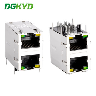 เครื่องเชื่อม RJ45 แบบสองชั้น พร้อมเครื่องแปลง 1000base และประสิทธิภาพ Cat6 สําหรับเครือข่าย Ethernet