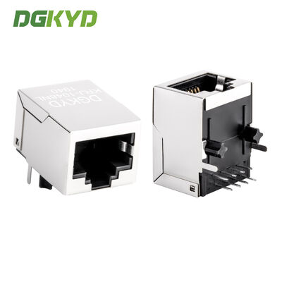 คอนเนคเตอร์ RJ45 แบบมีชีลด์สำหรับเครือข่ายอุตสาหกรรม 10/100 Base CAT5 พร้อมหม้อแปลง