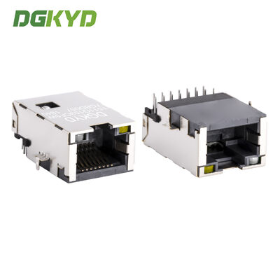 เครื่องเชื่อม RJ45 ขนาดต่ํามาก พร้อมเครื่องแปลงอินเทกร Gigabit และทอง 6U
