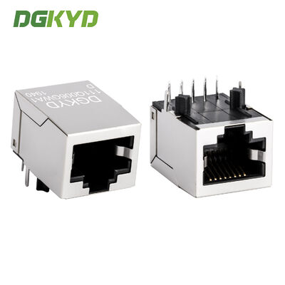 Gigabit Ethernet Industrial Network Port RJ45 เครื่องเชื่อมแบบป้องกัน แพ็คเกจเดียวในสาย RJ45 แจ็ค