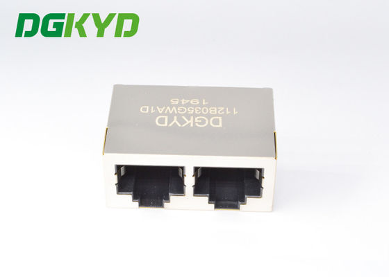1x2 8P8C Net Socket 10M ช่องเสียบเครือข่าย RJ45